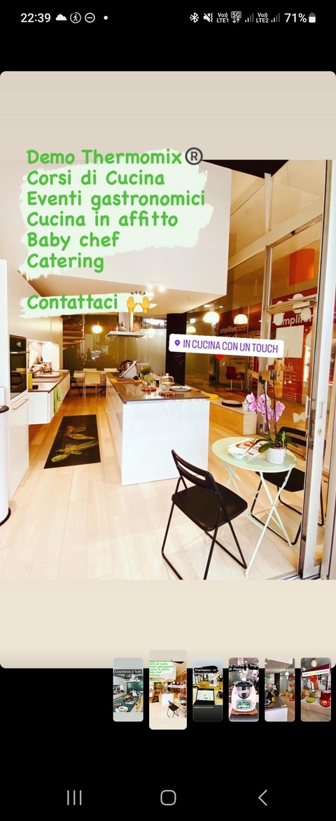 In cucina  con un Touch