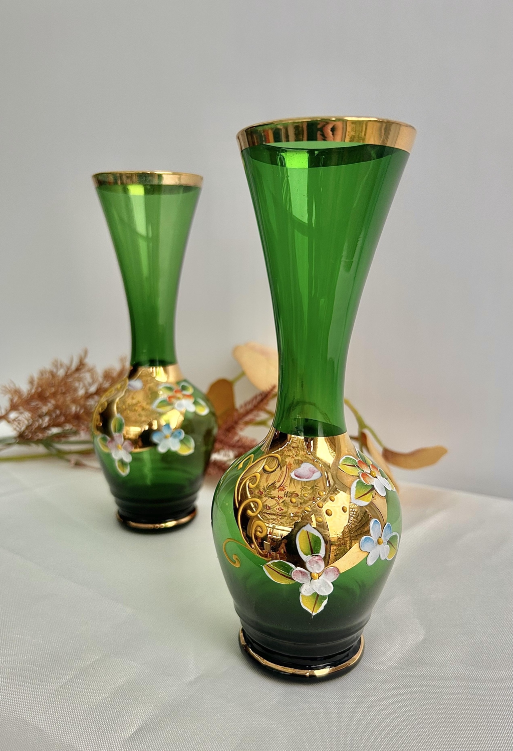 Vintage Decor in Emerald Greens, Ruby Reds and Sapphire Blues