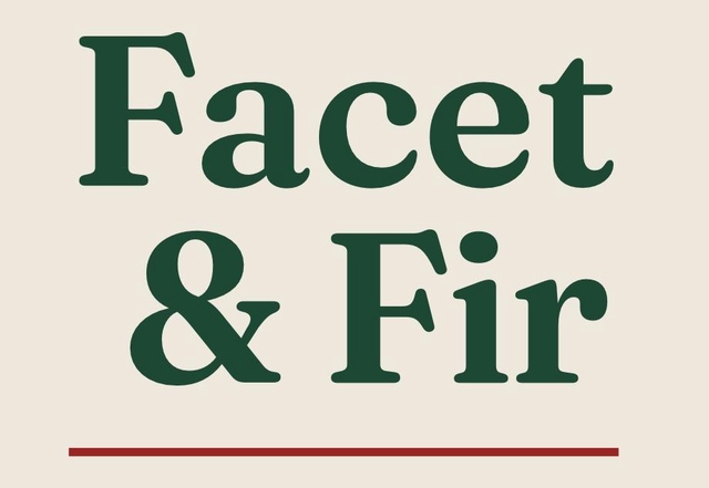 Facet and Fir - Geometric Christmas ornaments, 
thoughtfully made.