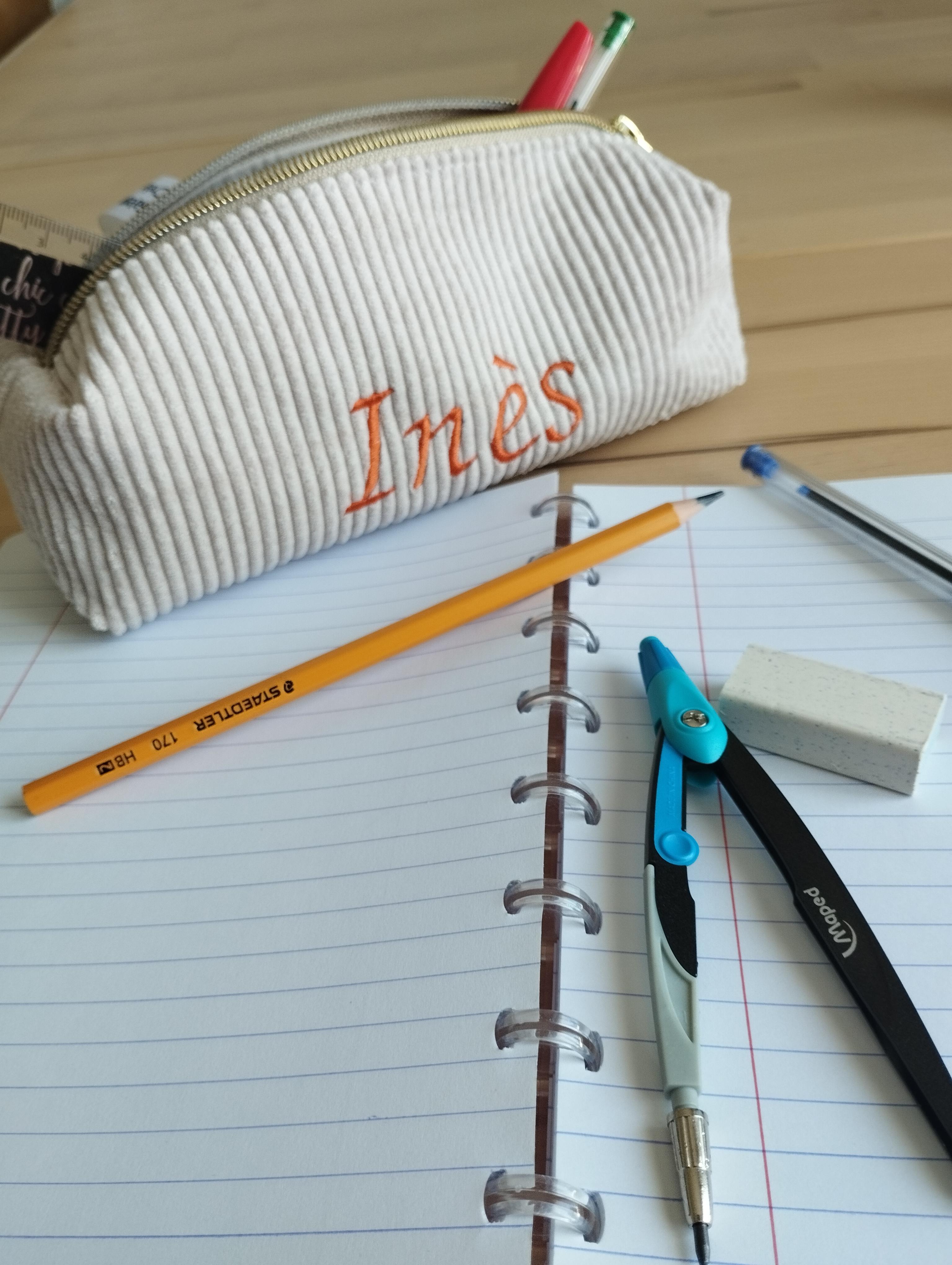 Trousse d'école personnalisée