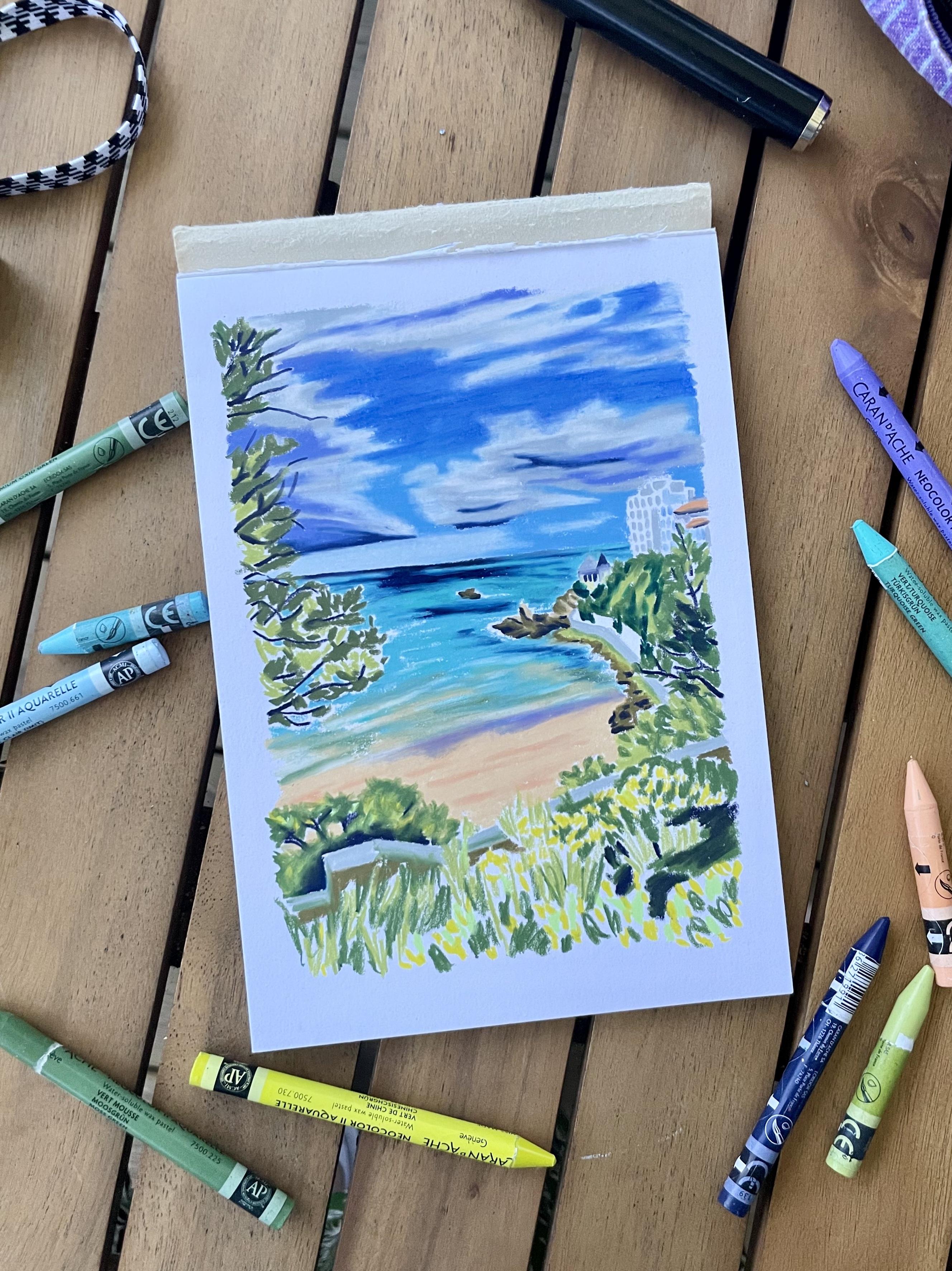 Illustration personnalisée réalisée à la main – Isabelle Flahault