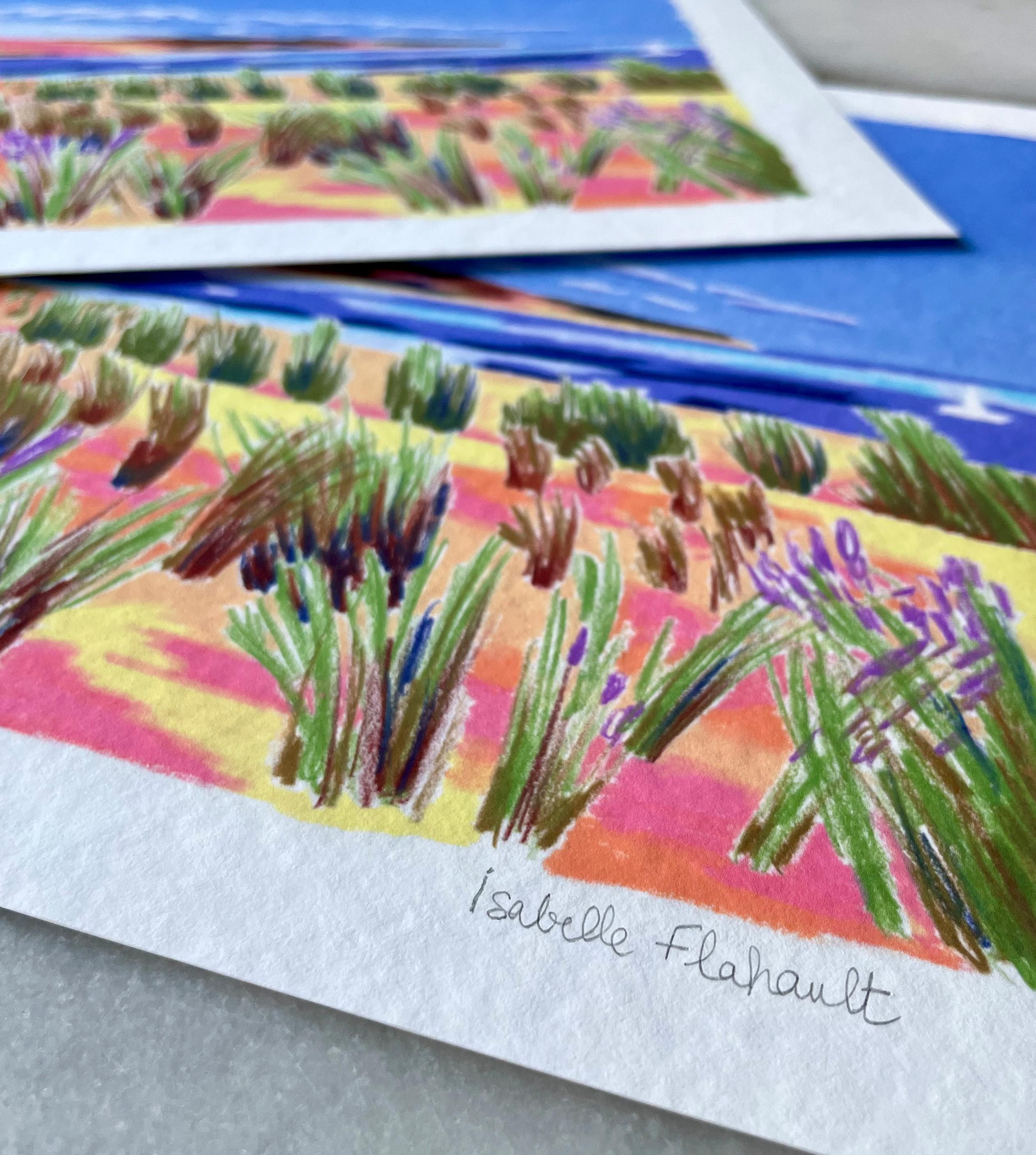Tirage d’art signé et numéroté, imprimé en Giclée sur papier beaux-arts texturé – illustration d’Isabelle Flahault