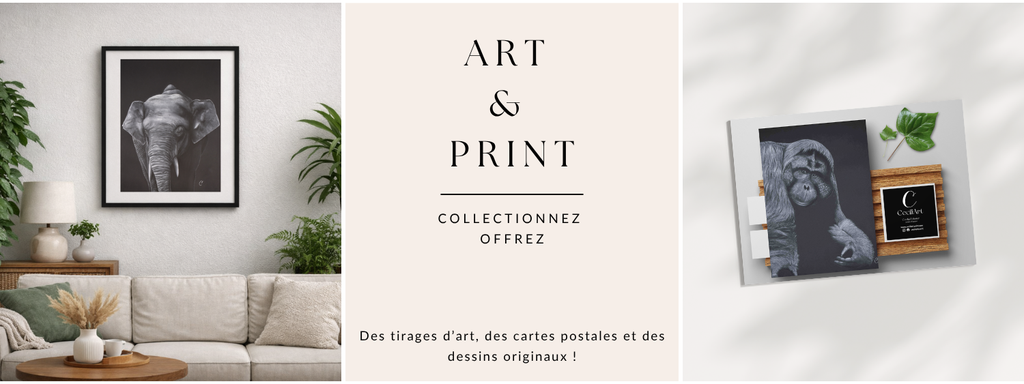 Collectionnez ou offrez - les tirages d'art, cartes postales et reproduction et dessins divers originaux de Cécilia PELISSIER - artiste peintre en Correze