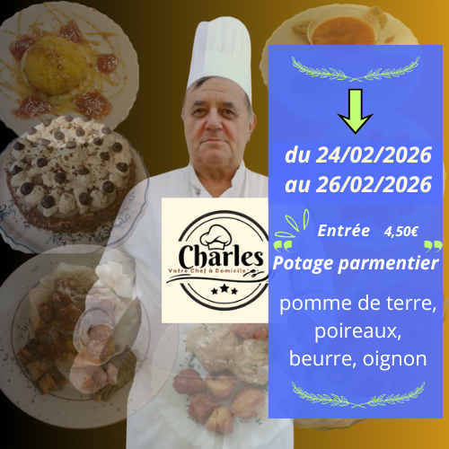 commandez sur charleschefadomicile.fr