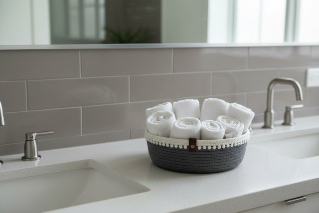 l'origine du panier de serviettes invités, symbole d'attention et d'élégance