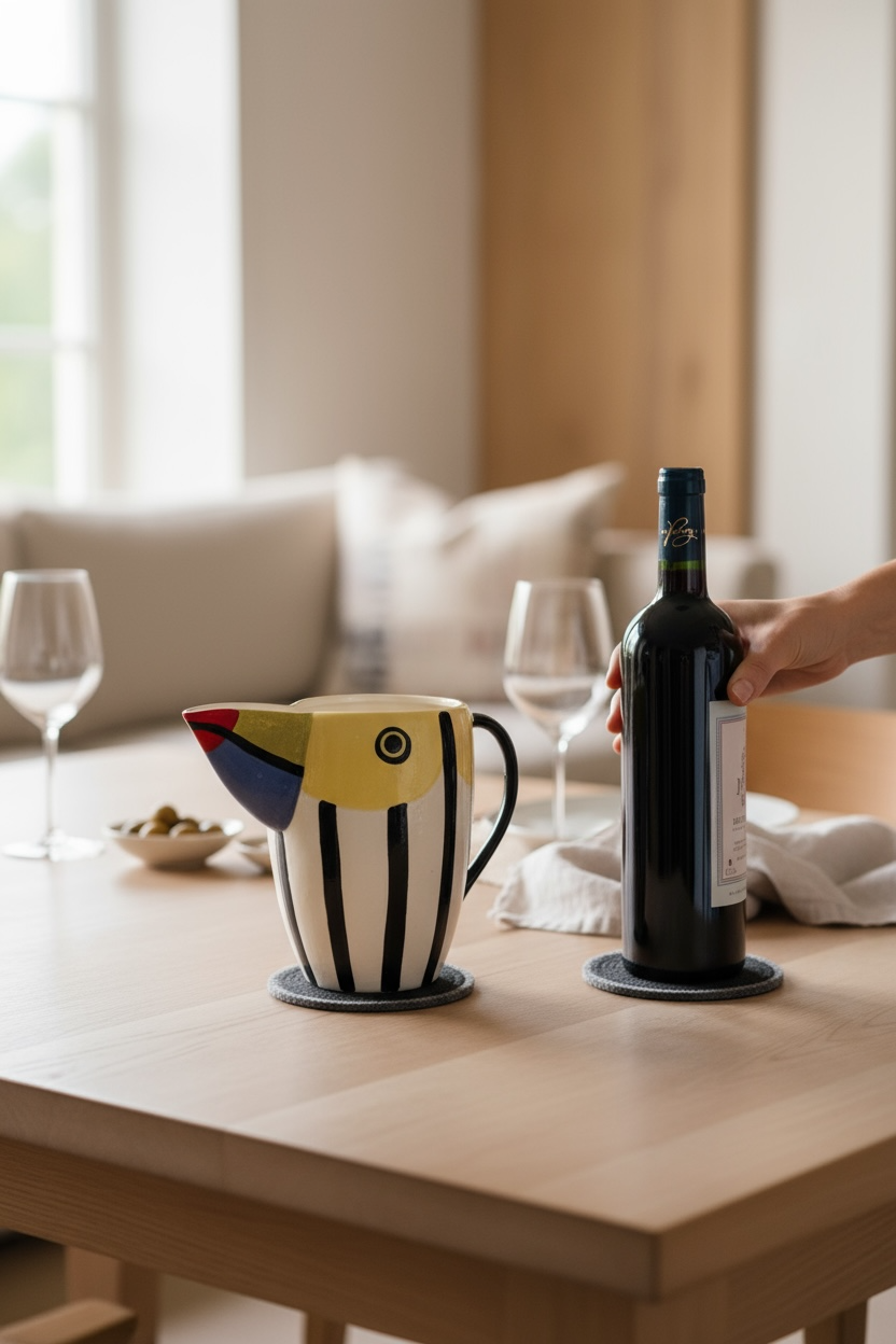 Dessous de plats en corde tressée, dessous de verre en corde, dessous de bouteille en corde, dessous de plat Boulogne Billancourt