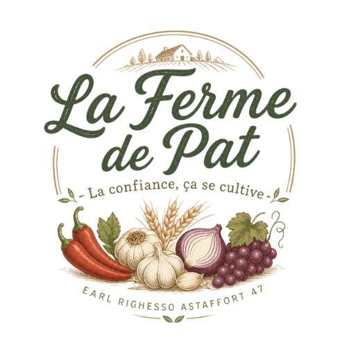 Logo La Ferme de Pat, Earl Righesso, La Popote à Pat