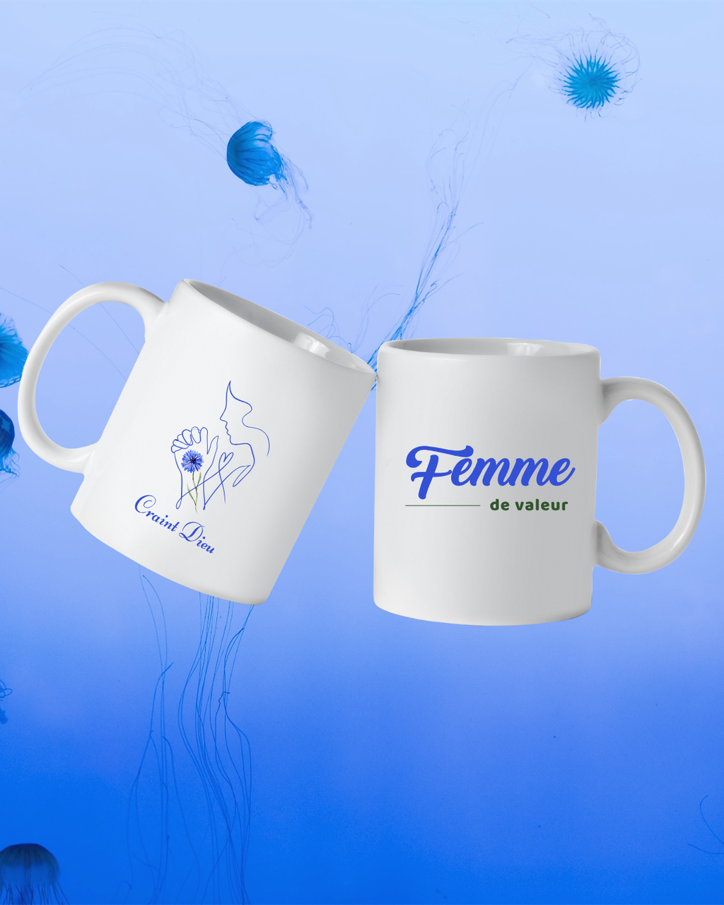 Tasses chrétiennes pour femmes de foi
Elégance et inspiration
