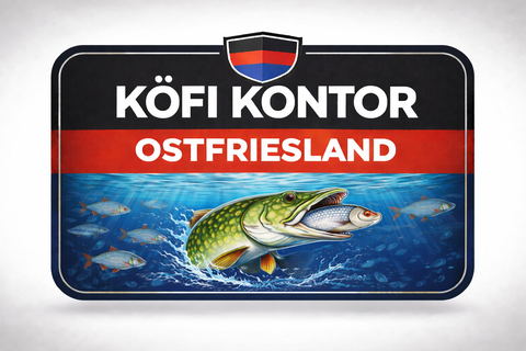 Herzlich Willkommen auf der Homepage vom Köfi Kontor Ostfriesland. Ihr habt hier die Möglichkeit Köderfische online zu bestellen. Besucht auch gerne unseren Mini Shop vor Ort. Dieser ist für euch täglich von 8 - 21 Uhr geöffnet. Hier könnt ihr per Selbstbedienung einkaufen. Neben zahlreichen Köderfischen haben wir eine kleine Auswahl an Angelzubehör für euch im Sortiment. Vielen Dank und Petri Heil 🎣😀