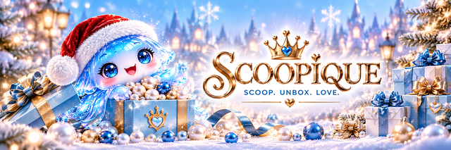 ✨ SCOOPIQUE ✨
WEIHNACHTEN WIRD MAGISCH
Überraschungen, Geschenkideen & besondere Christmas Specials 🎁