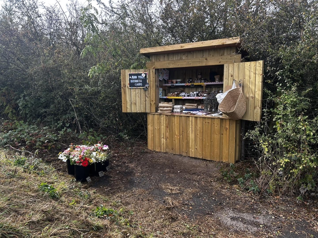 Fairburn Farm Shop, including baked goods, flowers, bread and more!