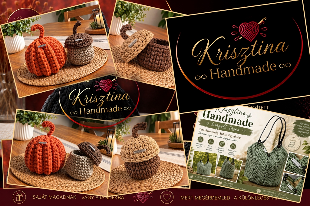 Krisztina Handmade Horgolt áruk