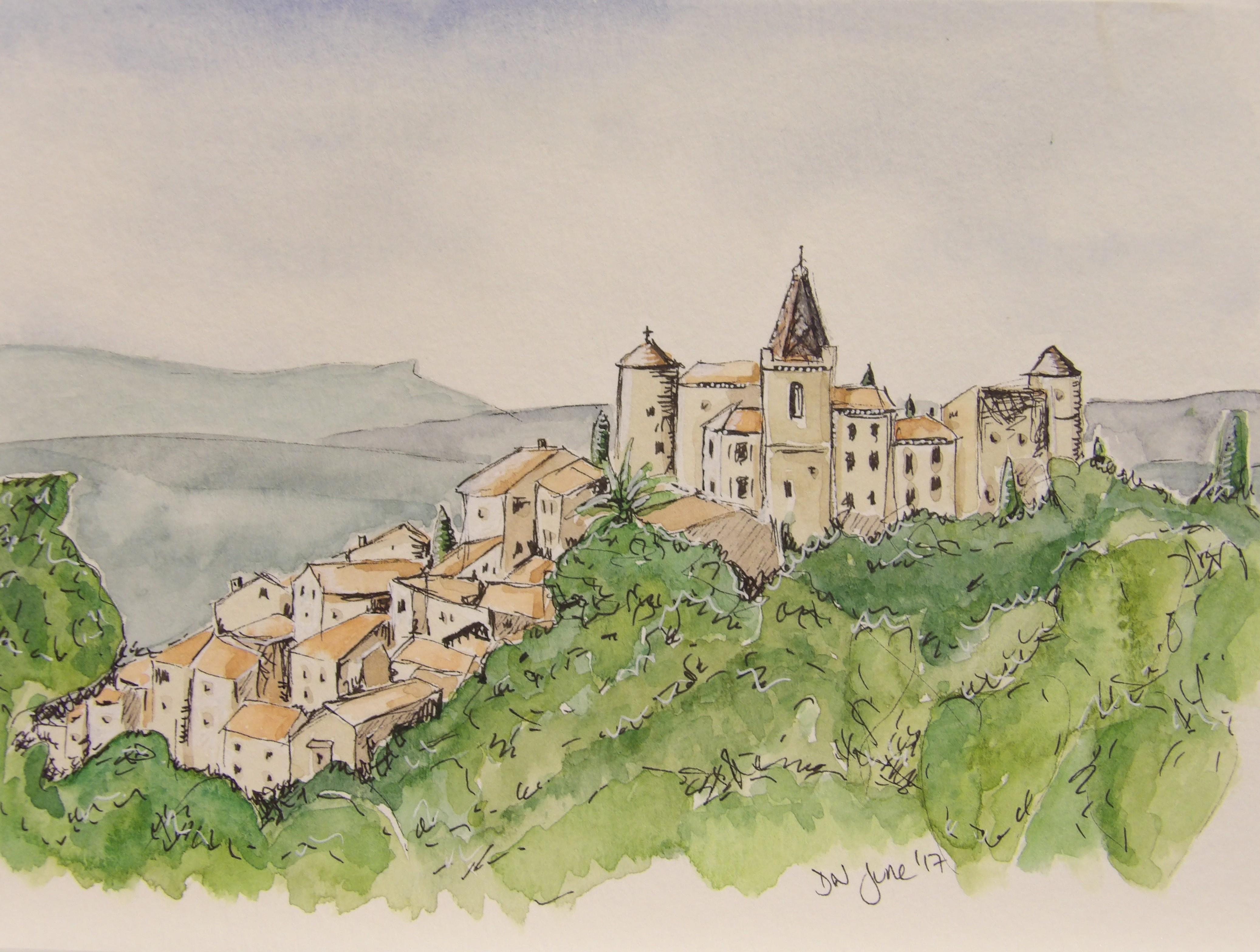 Original Watercolour France