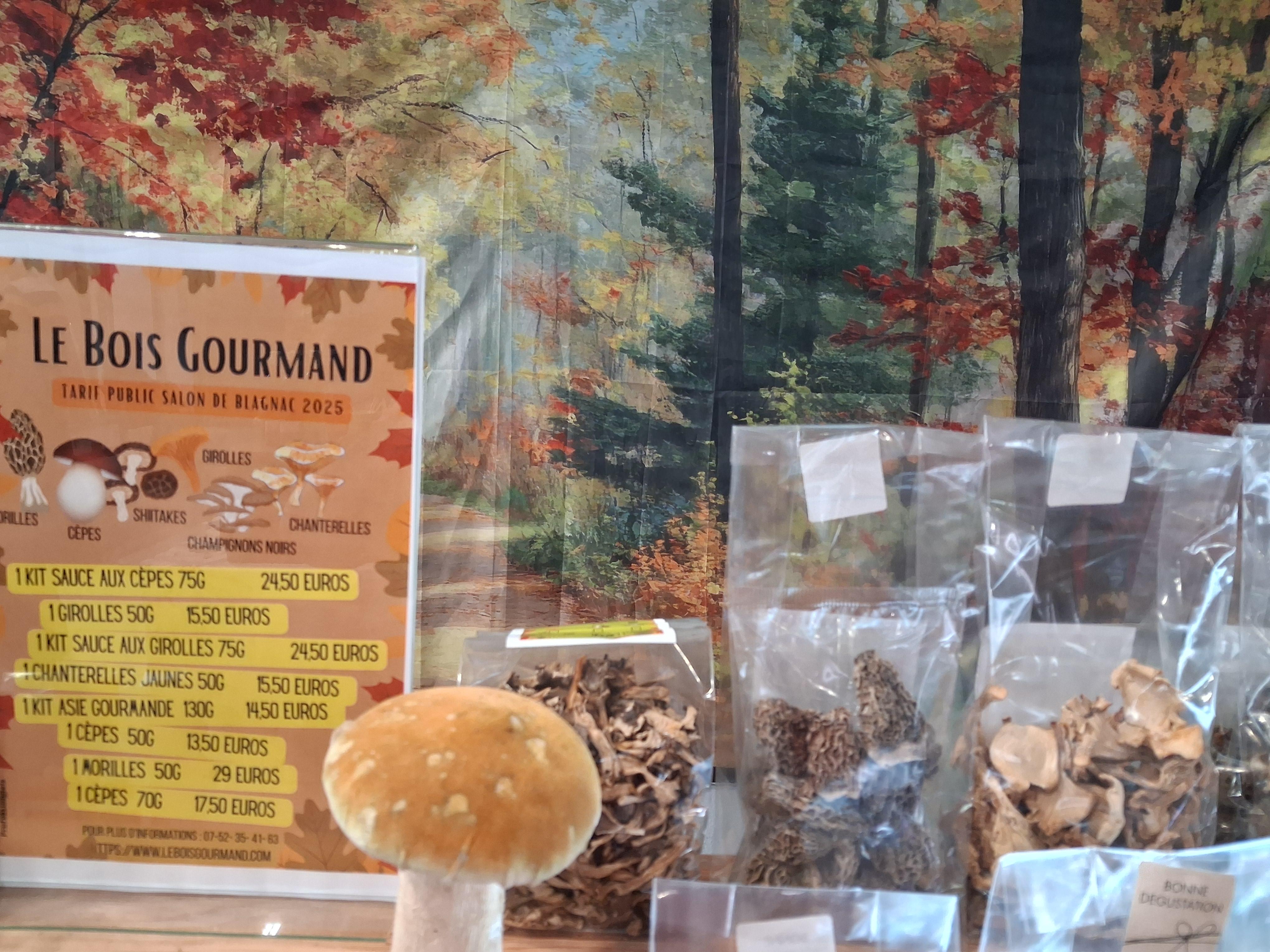 Champignons déshydratés: Cèpes. Girolles. Morilles et autres
Kits prêts à l'emploi pour sauces gourmandes