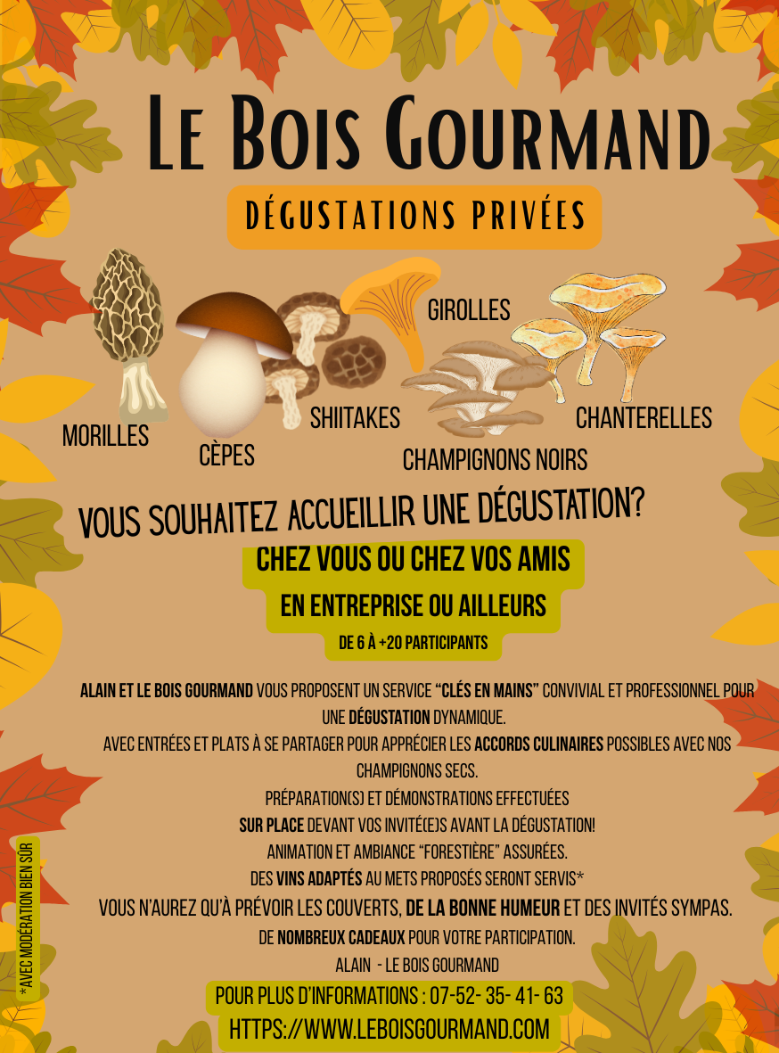 Dégustations gourmandes 