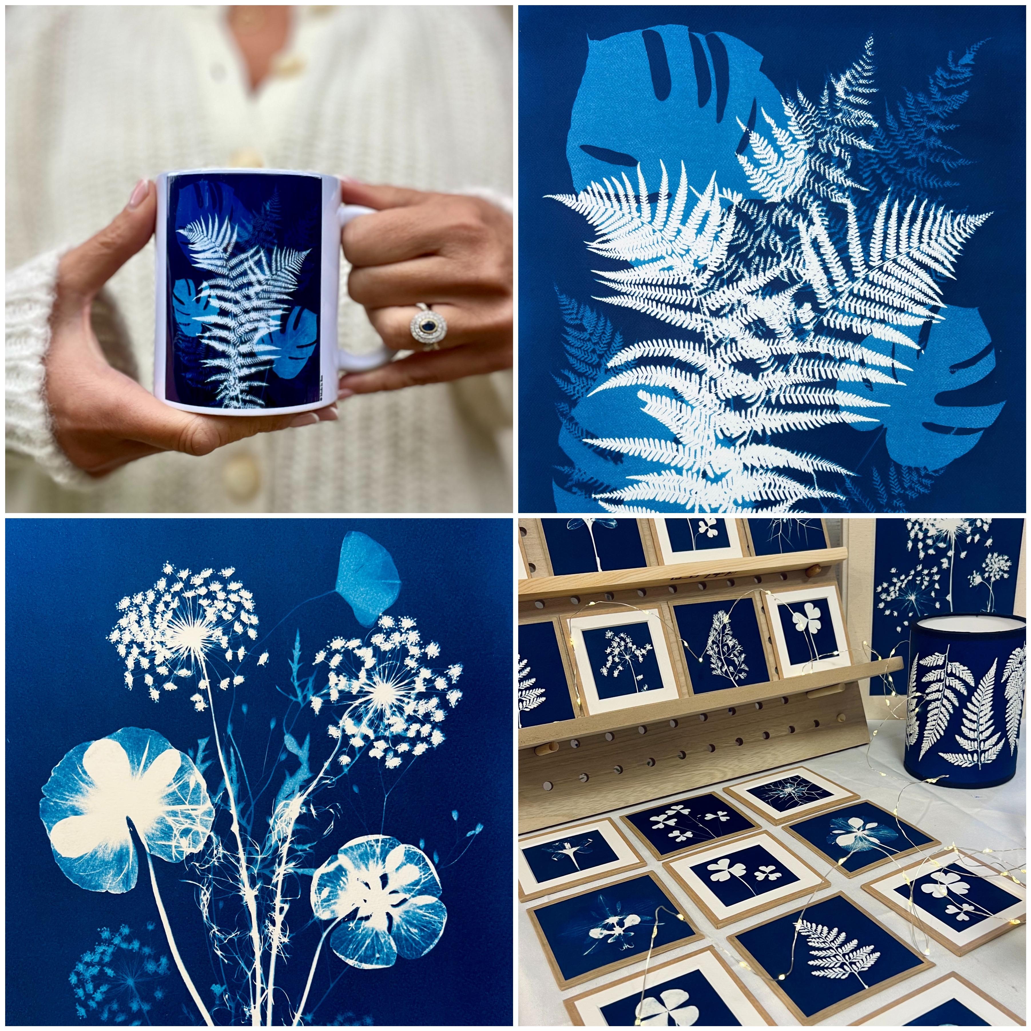 Cyanotype original Made in sun. Salon Nimagine
