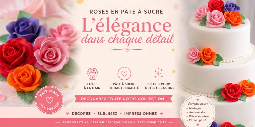 Roses en sucre