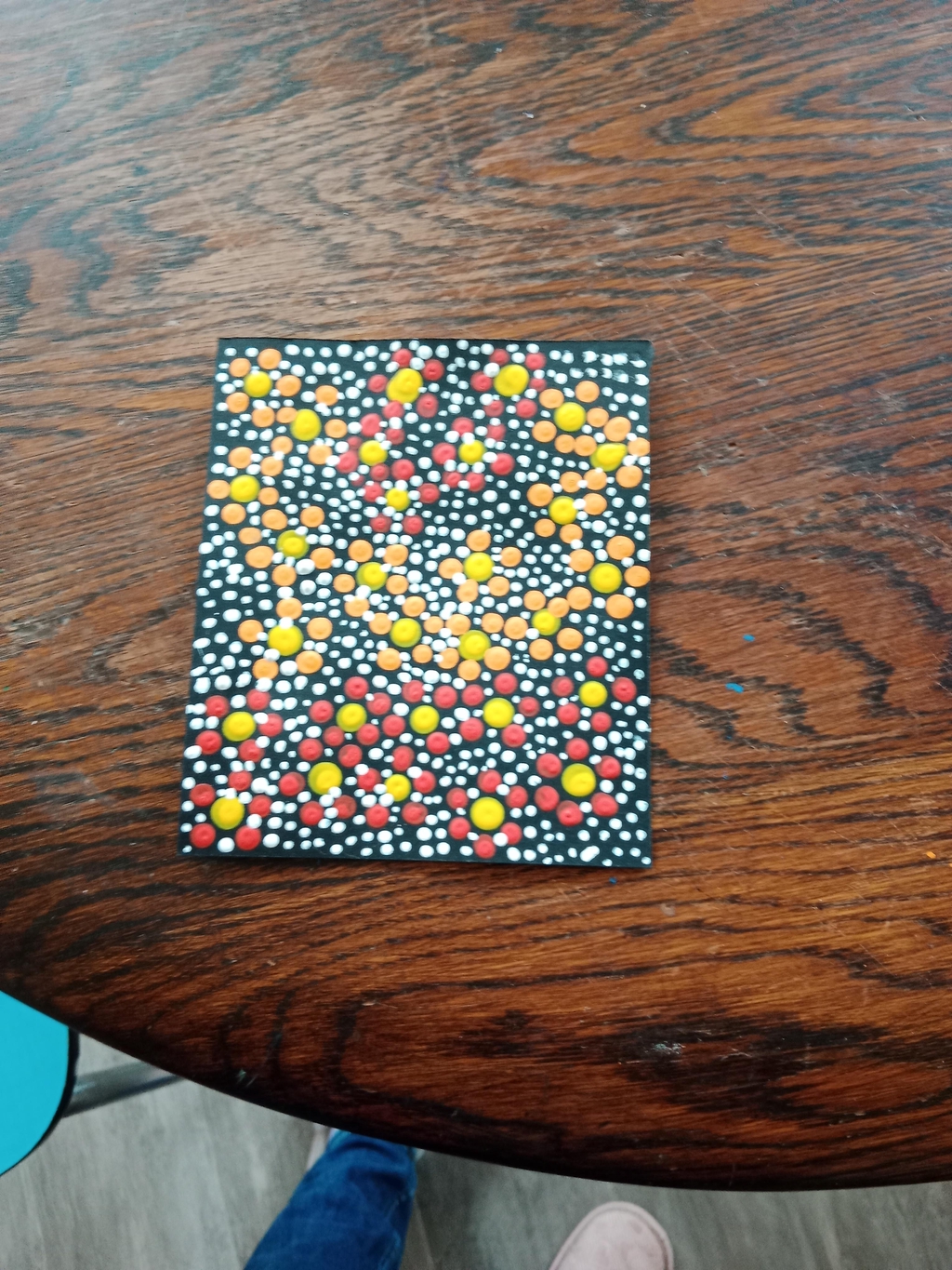 Peinture pointilisme  ,zentangle, mandala sur tout support