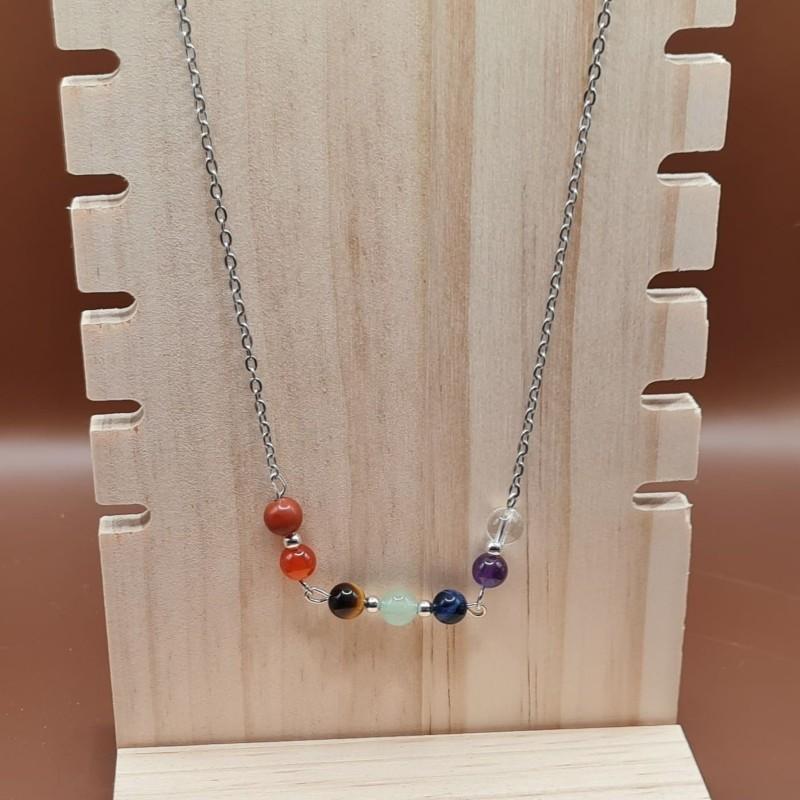 Colliers en chaîne 7 chakras