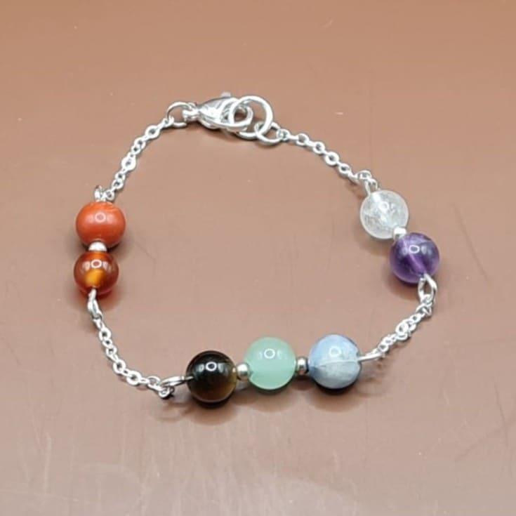 Bracelets en chaîne 7 chakras