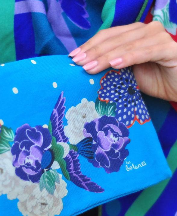 trousse Les Botanes en lin et coton