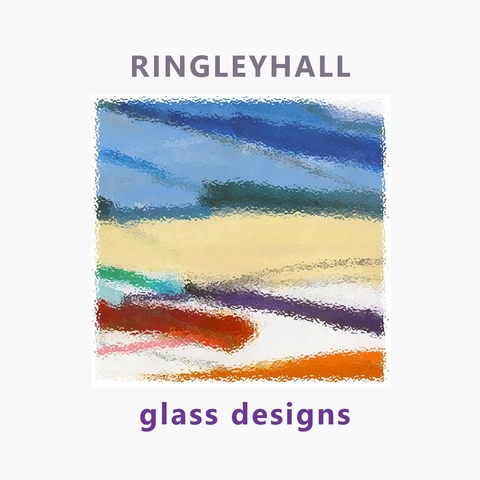 Handmade fused glass with a few added extras