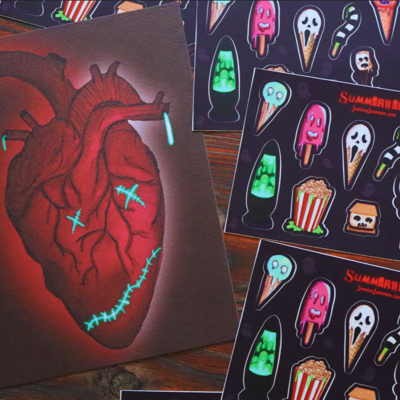 Collection Illustrations Summerween par Jessica Jammes