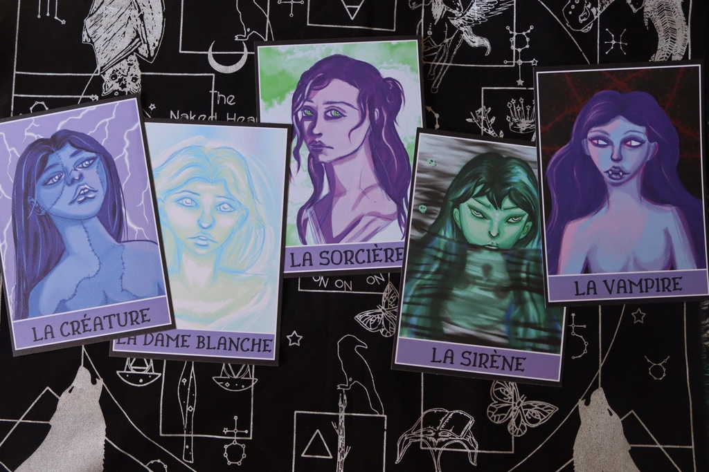 Illustrations de la Nouvelle Collection Pretty Monsters sur la Boutique de Jessica Jammes