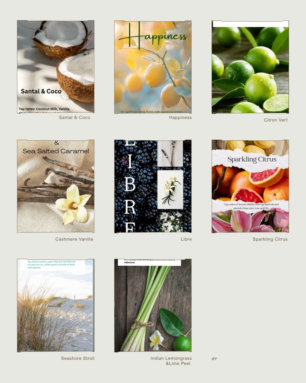  Fragrance names 