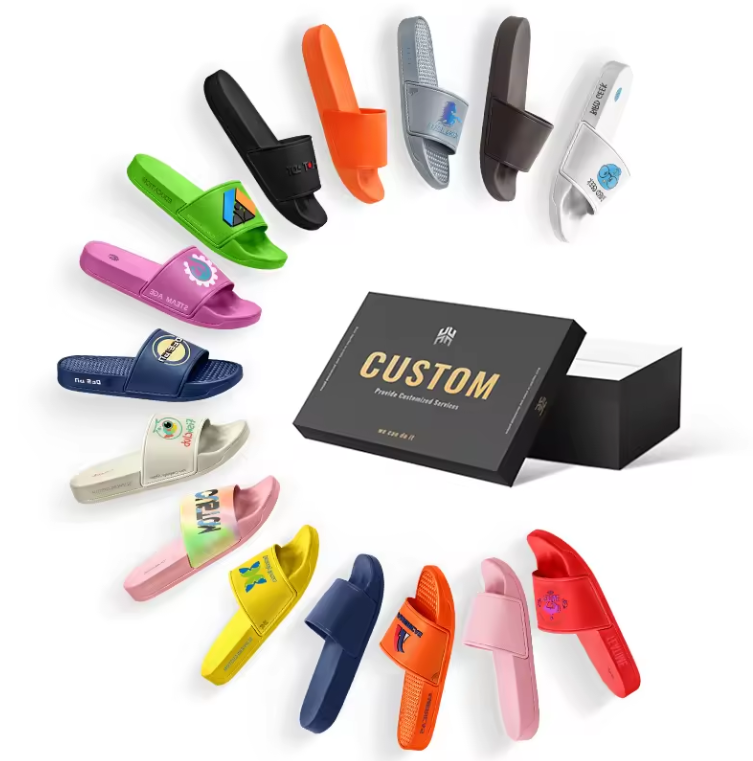 Boostez l'image de votre équipe ou société avec des sandales personnalisées aux couleurs de votre club, de votre équipe ou société.