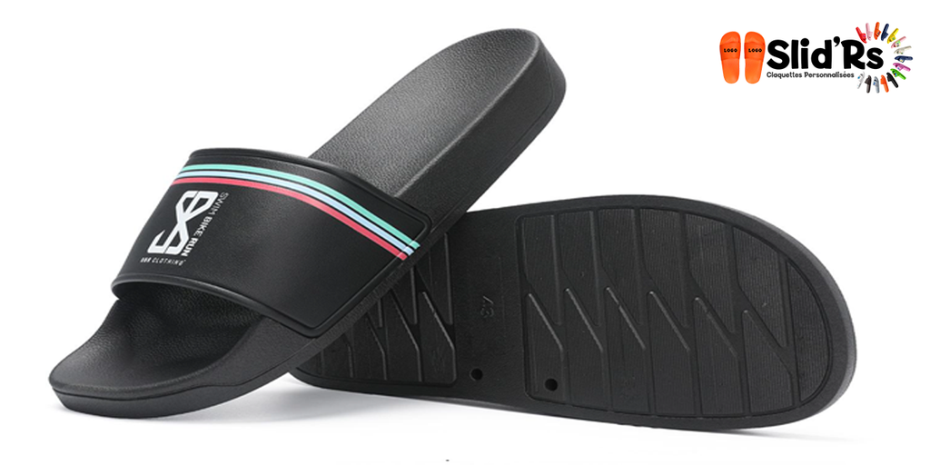 Claquette sandale de douche personnalisée, custom sliders