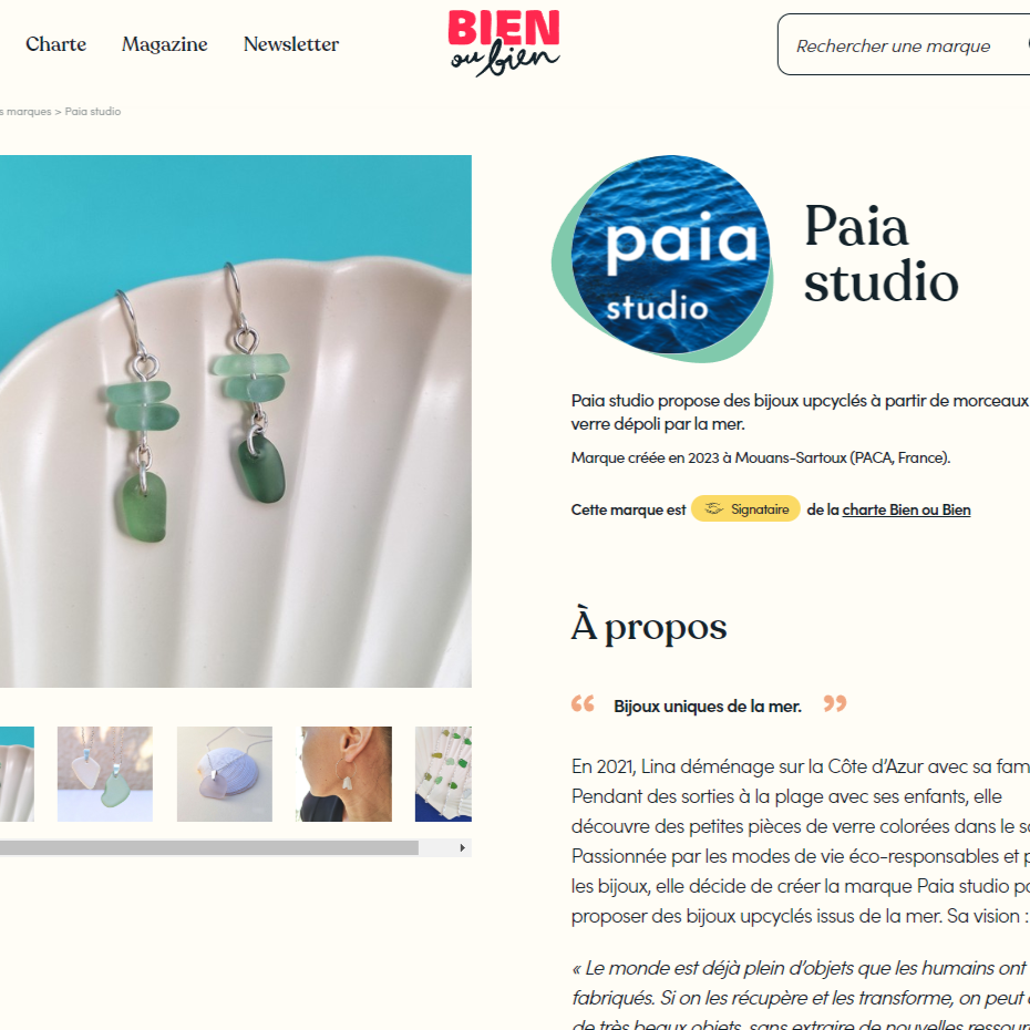article média bien ou bien sur paia studio bijoux