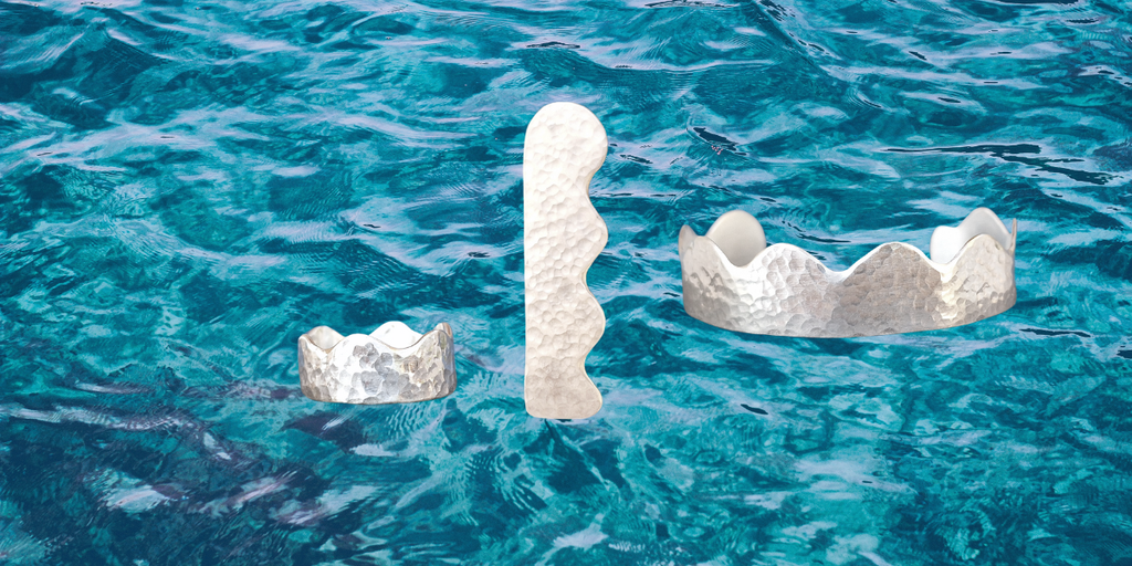 paia studio collection bijoux vague vue sur la mer méditerranée scintillante argent