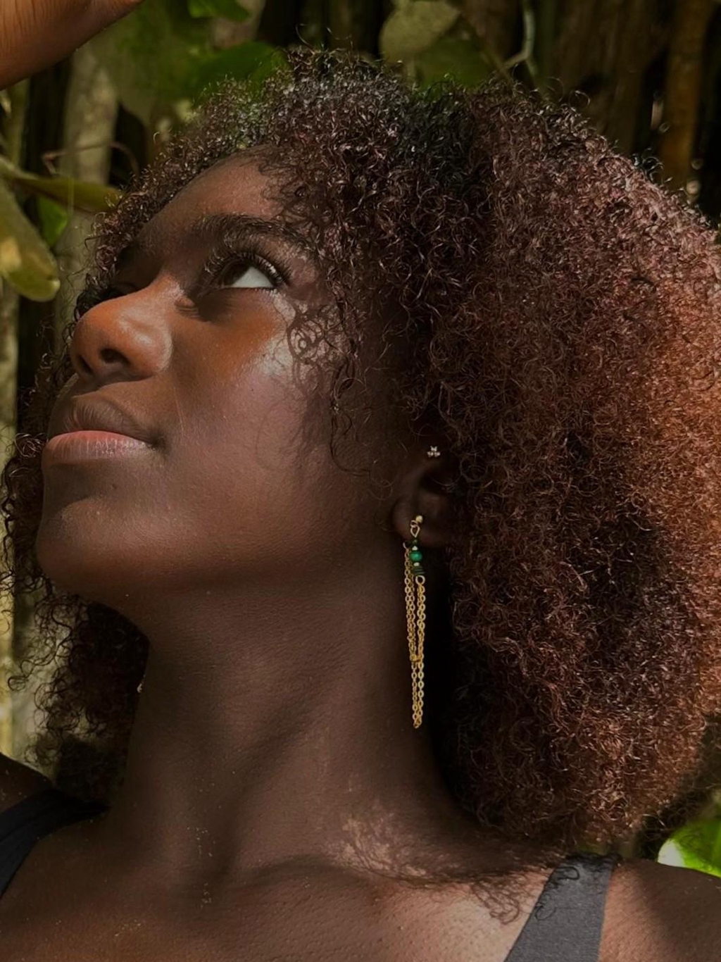 Boucles d'oreilles Panacoco Création faits mains en Guyane française