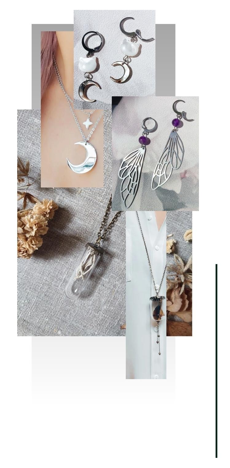 🖤 Retrouvez la collection bijoux Cabinet de Curiosité dans la nouvelle boutique de créateurs & atelier partagé 
* L'imaginarium de Gilliane * à St brieuc.