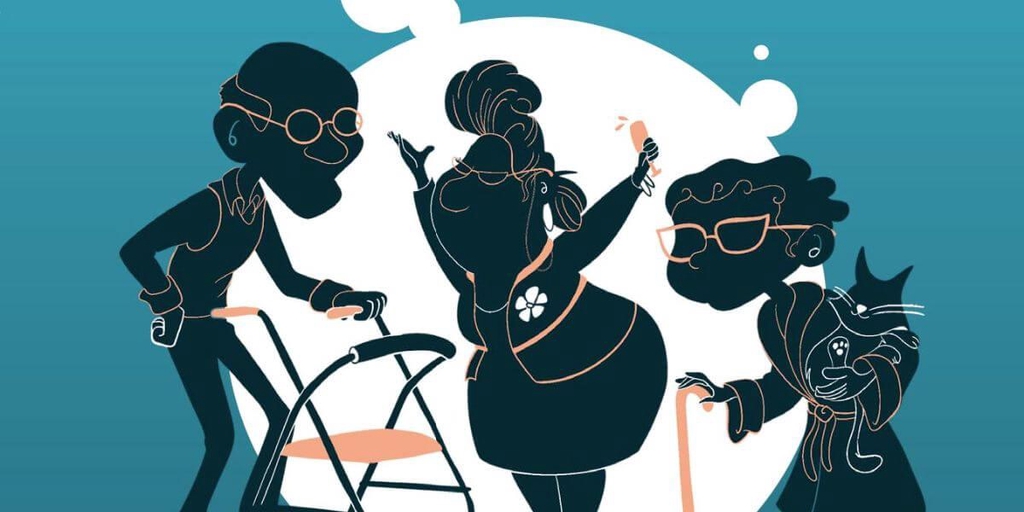 Image de bannière - couverture du roman "Le nid des vieux croûtons" de Virginie Roger.