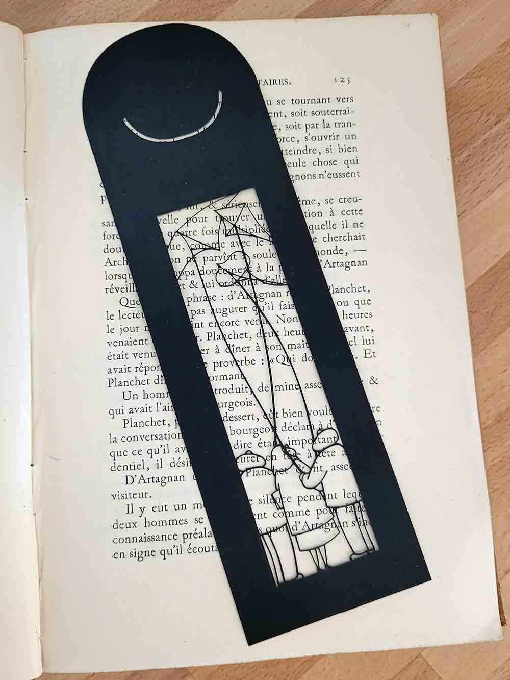 Nouveauté !
Un marque-page  tout en finesse et légèreté!