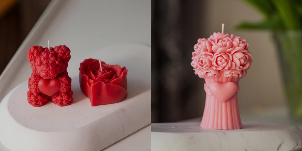 Ystävänpäivä kynttilät ekologinen kynttilä 