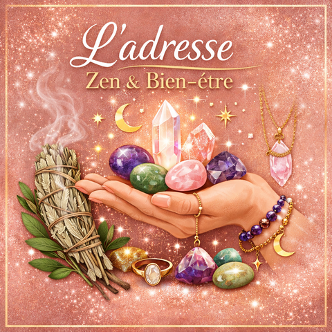 Bijoux en pierres naturelles • Minéraux • Guidances • Messages • Chemin de vie
Sauge, Palo Santo & produits ésotériques
Soins énergétiques à distance sur rendez-vous 