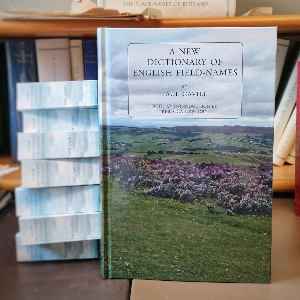 Stack of copies of A New Dictionary of English Place-Names