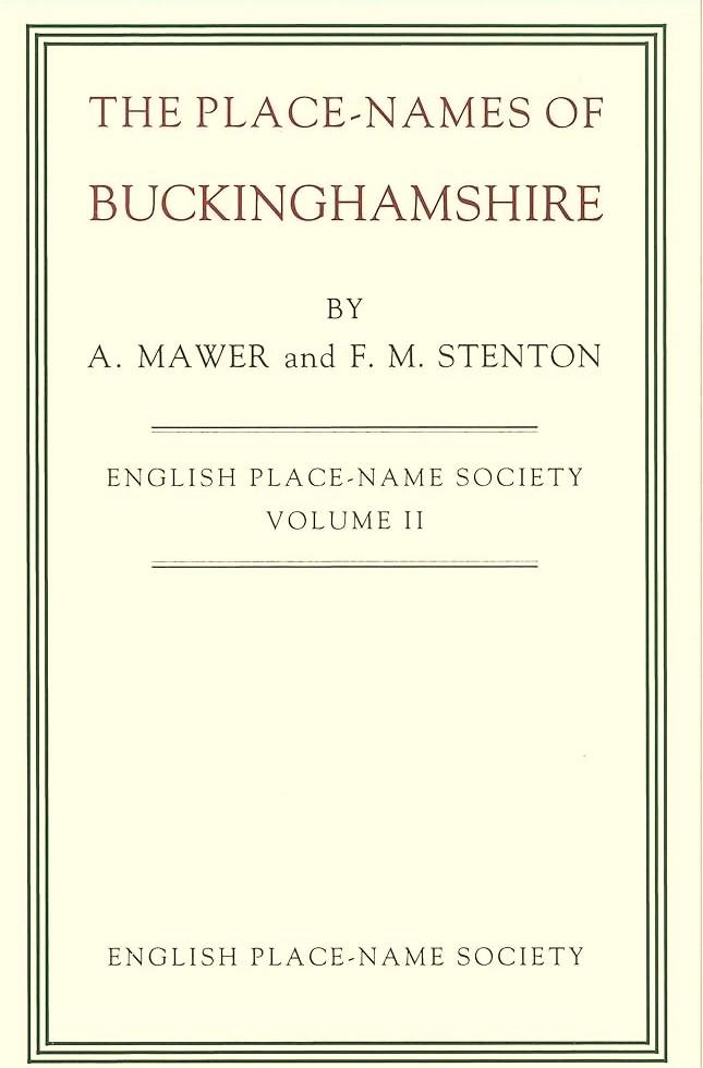 Cover of The Place-Names of Buckinghamshire