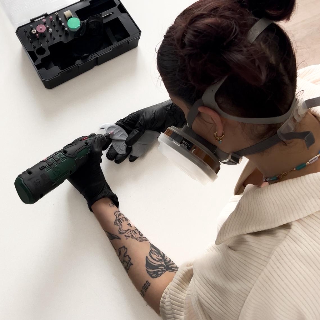 travail artisanale de créations de décoration type cabinet de curiosités 