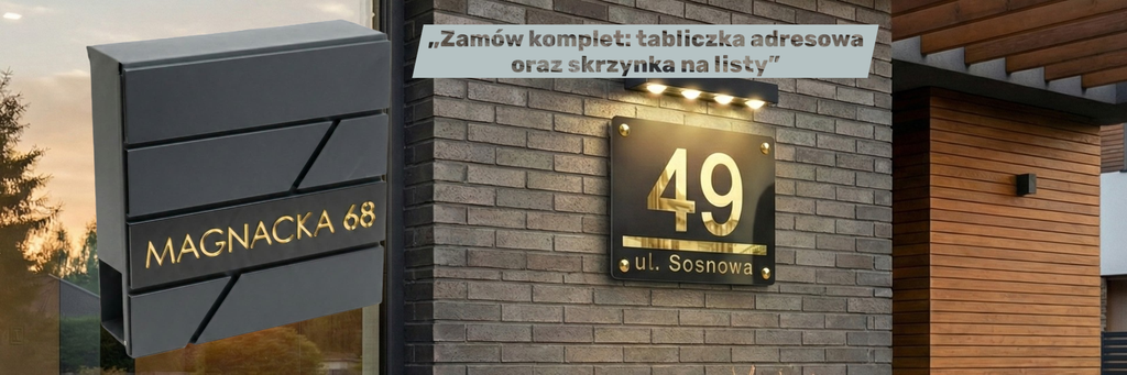 Skrzynka pocztowa z numerem adresowym