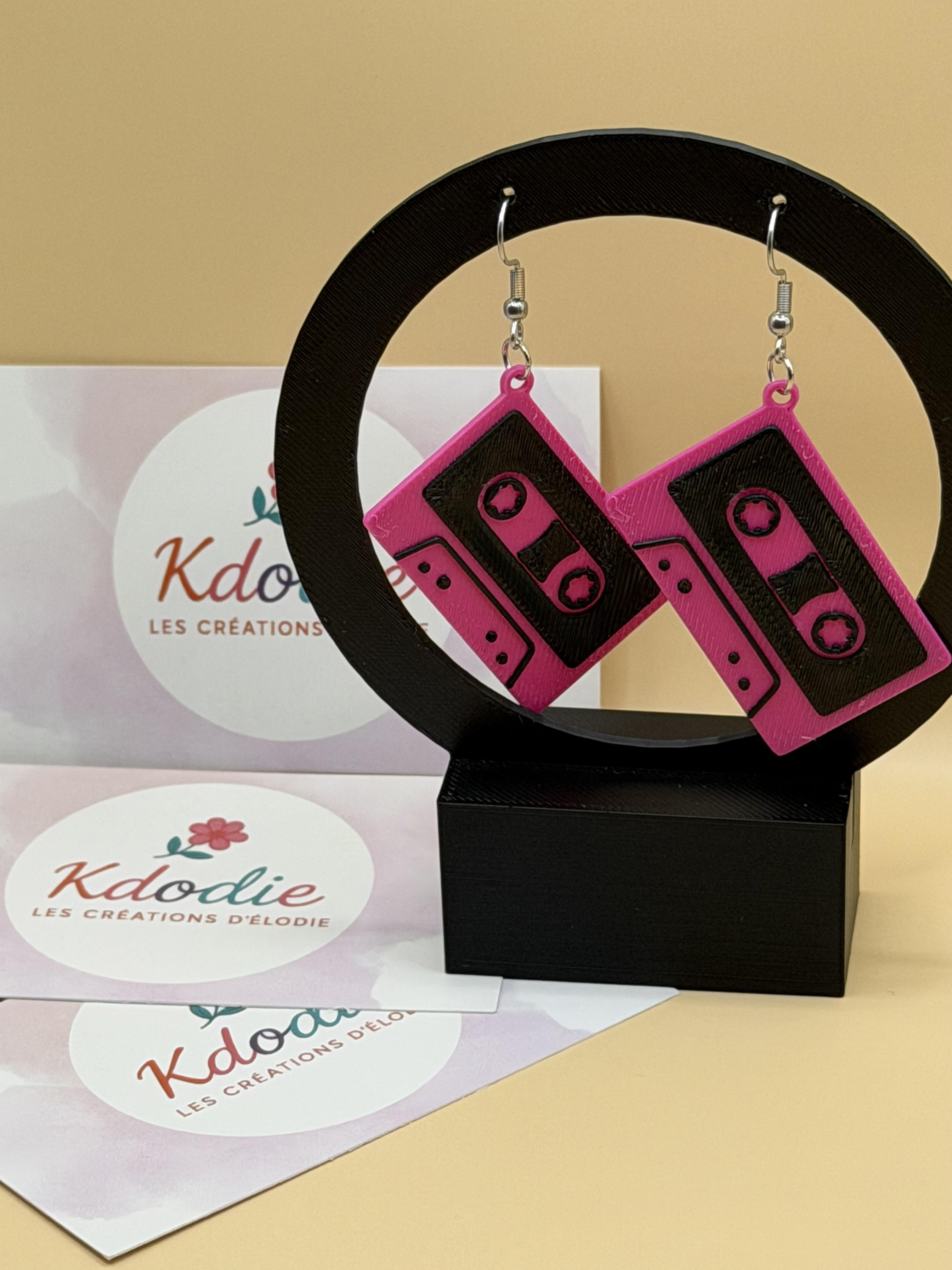 Boucles d'oreilles Bijoux Fantaisie Souvenirs d'enfance Impression 3D légères et agréables
