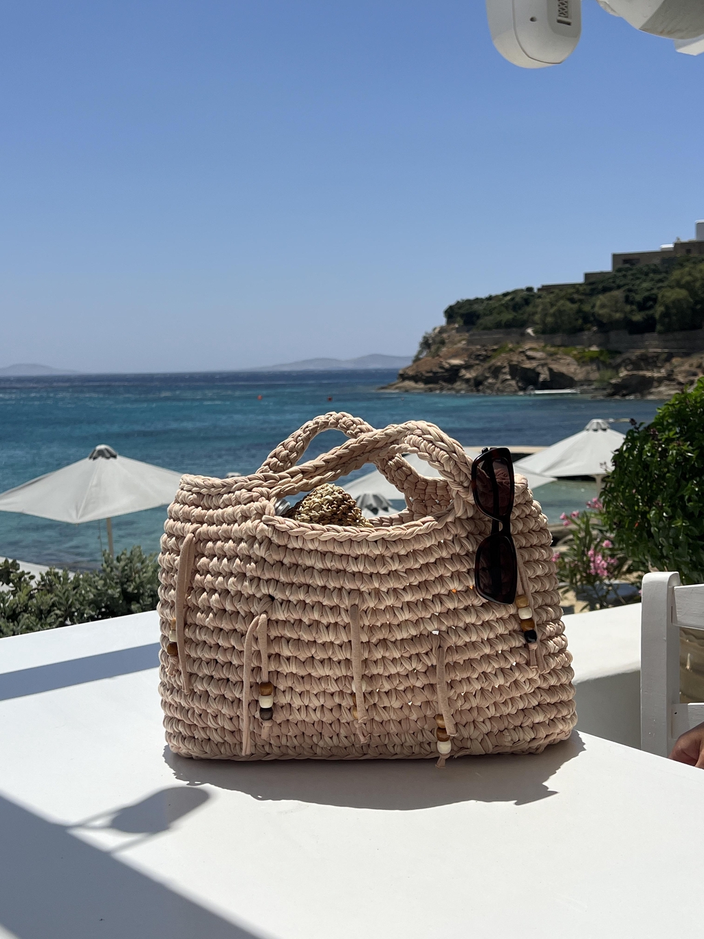 Handmade crochet bags