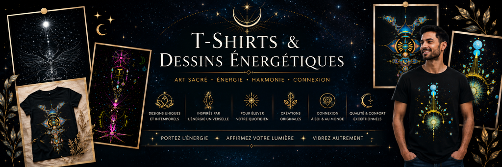 Tee-shirts et dessins énergétiques