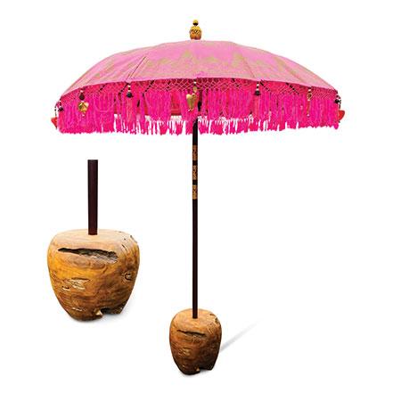 Beautiful Parasols hand made in Bali