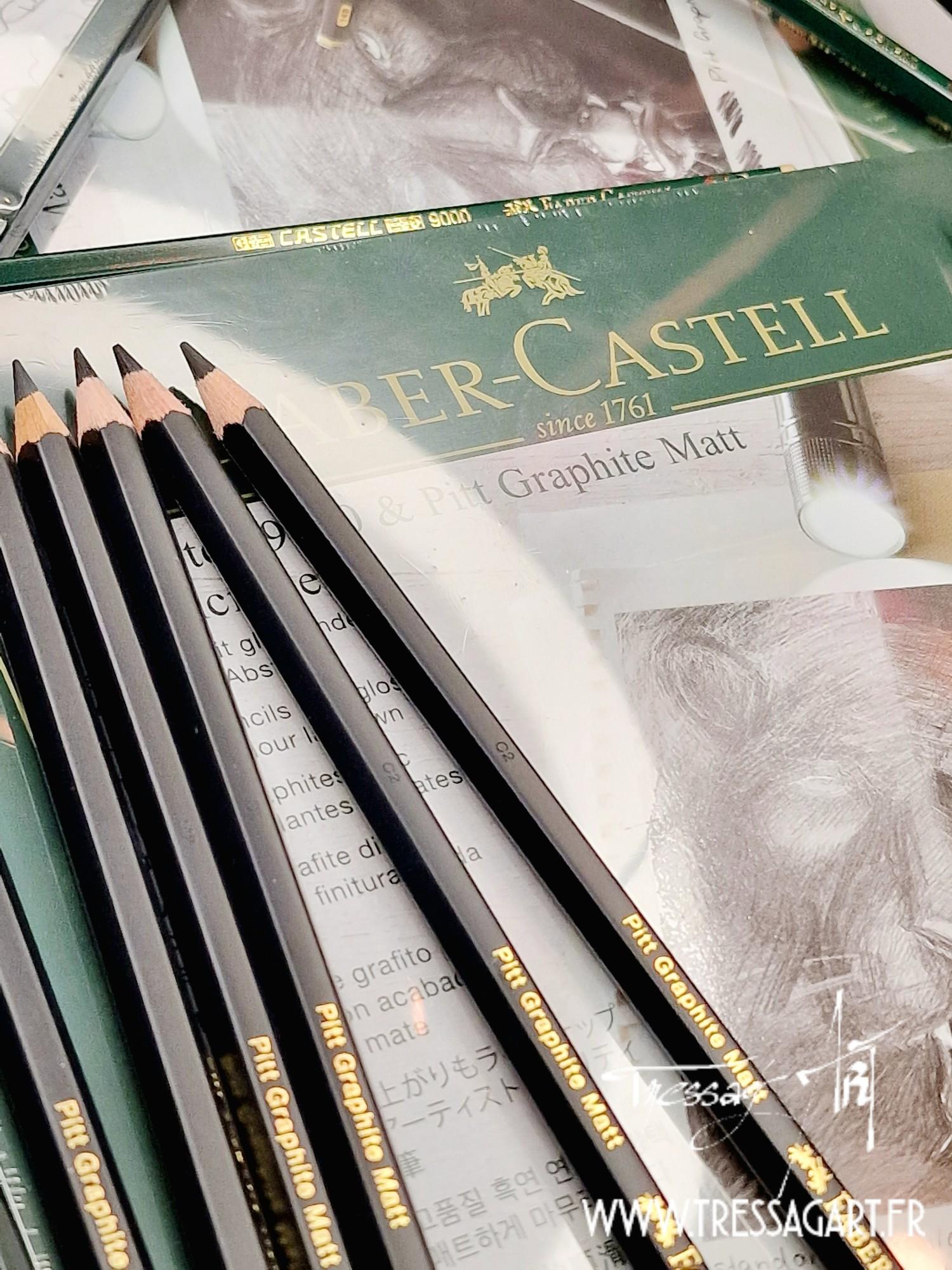 Tout pour dessiner, des crayons graphites HB, B, 2B, 4B, 6B, 8B, 14B