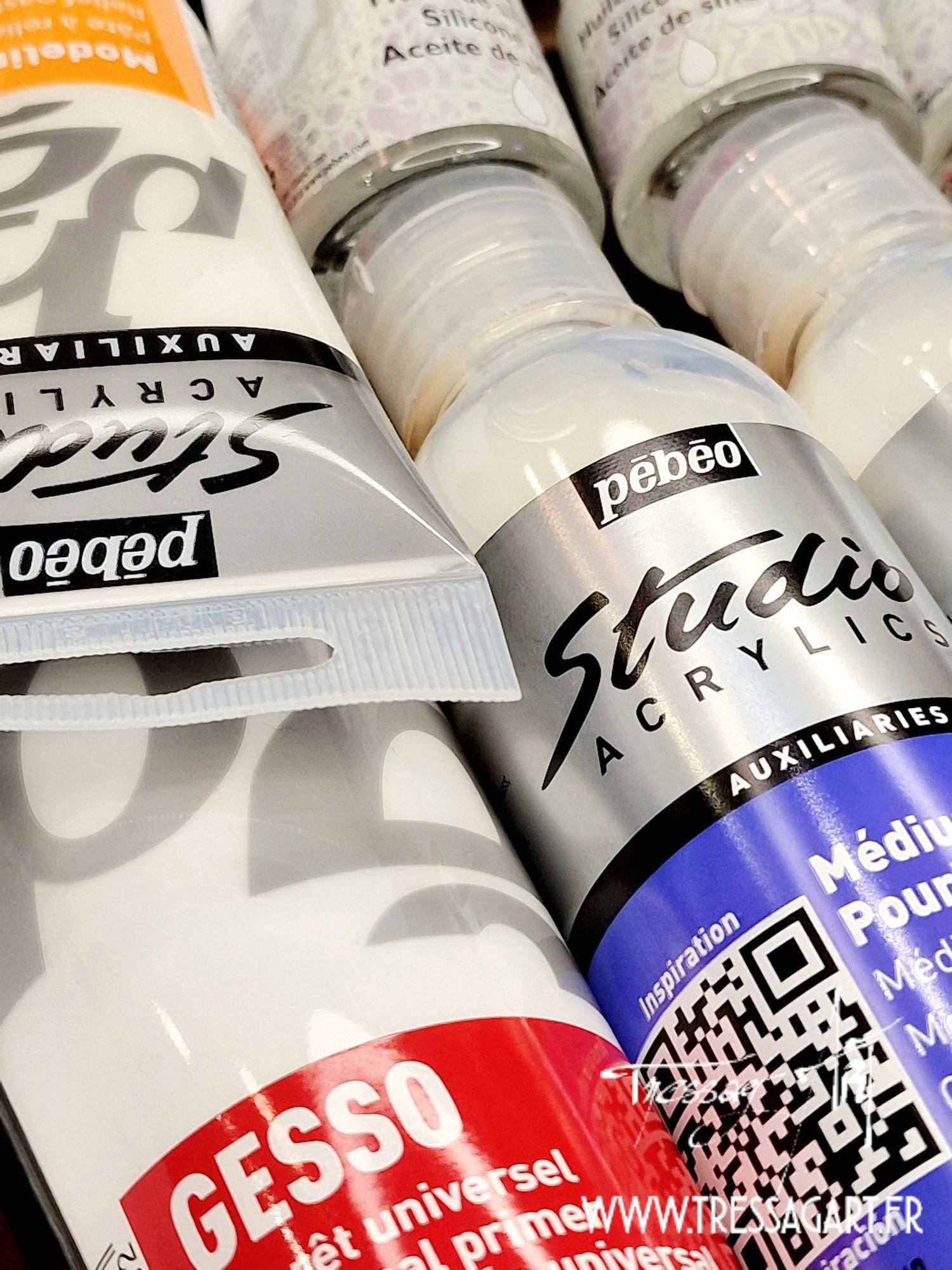 Mediums acrylique, modeling paste