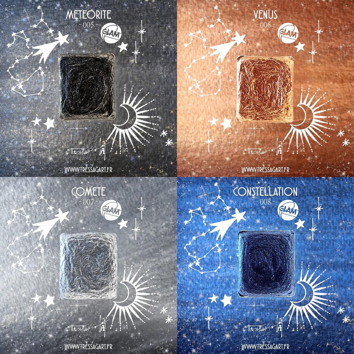 La gamme GLAM se caractérise par un mélange subtil entre mica naturel et pigments, agrémenté de paillettes ! De la paillette oui, mais sans aucun microplastique !